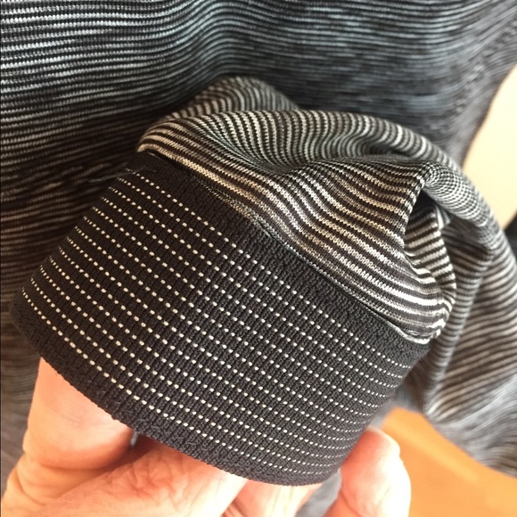 Athleta hoodie black white striped - Picture 14 of 16